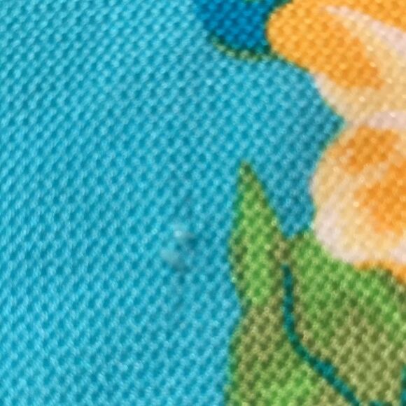 Liz Claiborne Hawaiian Turquoise Top size 16 EUC - Picture 6 of 6